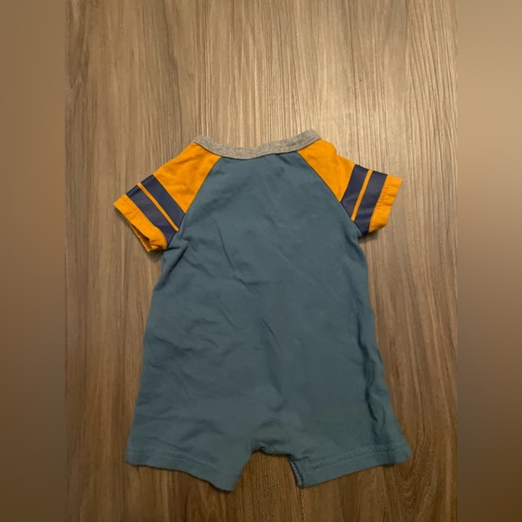 Carter's Blue and Orange Infant Romper size 3M - Picture 2 of 4